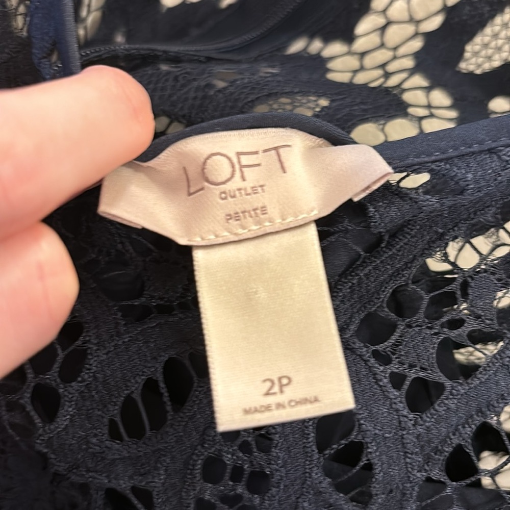LOFT Lace Dress - Picture 3 of 4